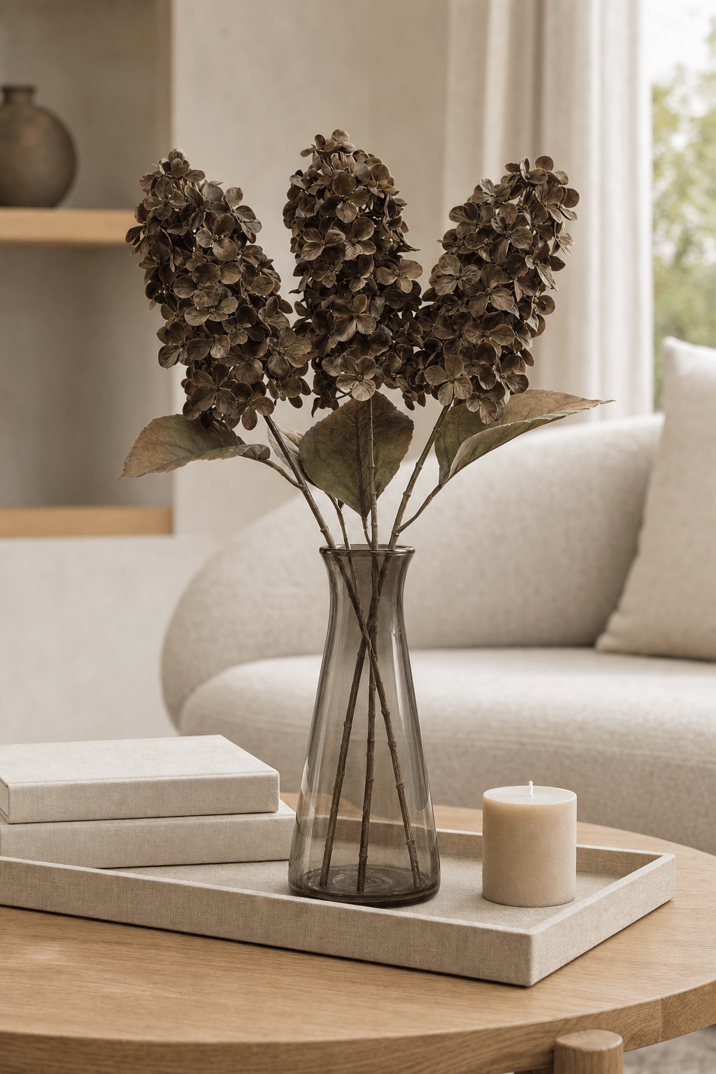 Dried Look Hydrangea Stem