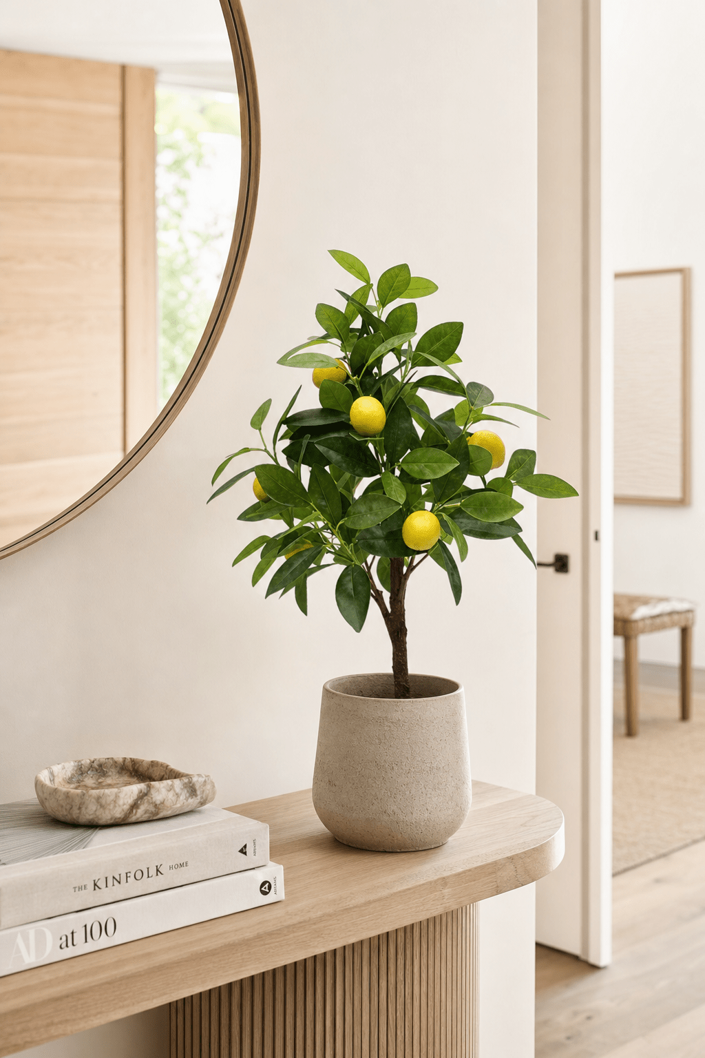 Real Touch Lemon Tree 70cm