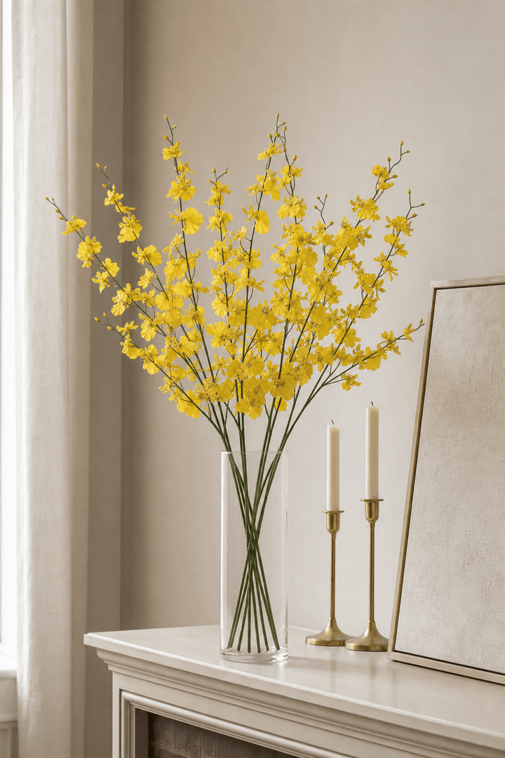 Oncidium Orchid Spray - Artificial Blooms