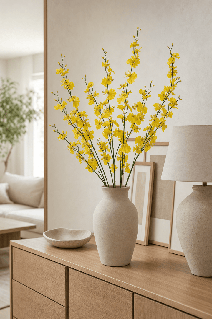 Oncidium Orchid Spray - Artificial Blooms